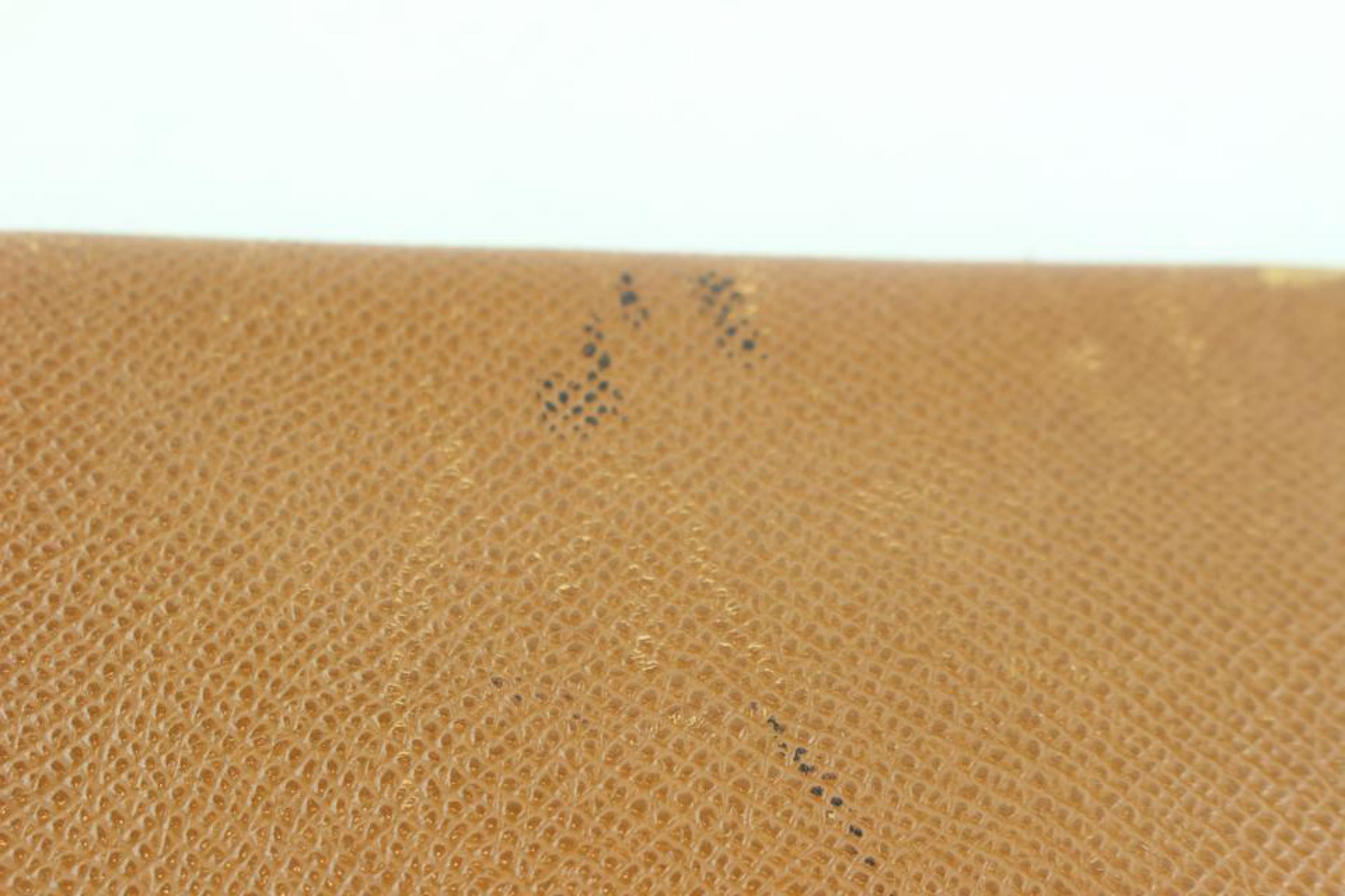 Hermès Pochette Rio Envelope 7hz1128 Brown Leather Clutch For Sale 7