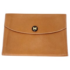 Hermes Pouchette Rio Enveloppe en camel