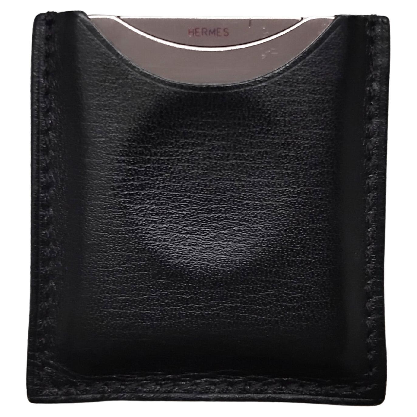 Tagliasigari tascabile Hermès con custodia in pelle in vendita 9