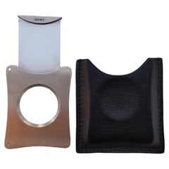Hermès Pocket Cigar Cutter in Leather Case
