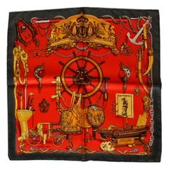 Hermes Pocket Multi Color Musee by  Phillipe Ledoux Scarf