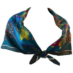 Hermes "Poesie Persane" by J. Abadie Silk Scarf 35"x35"