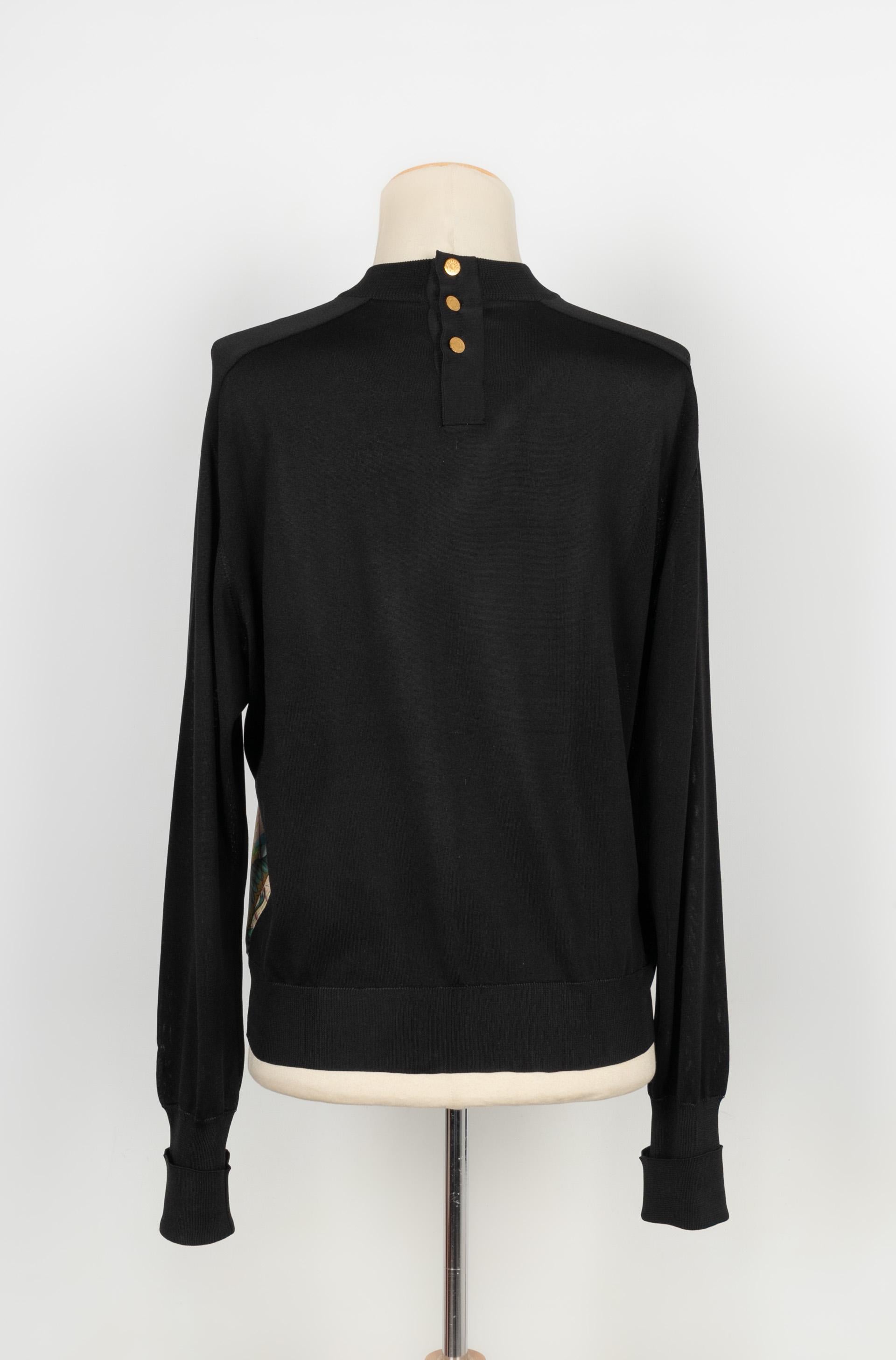 Black Hermès polo shirt