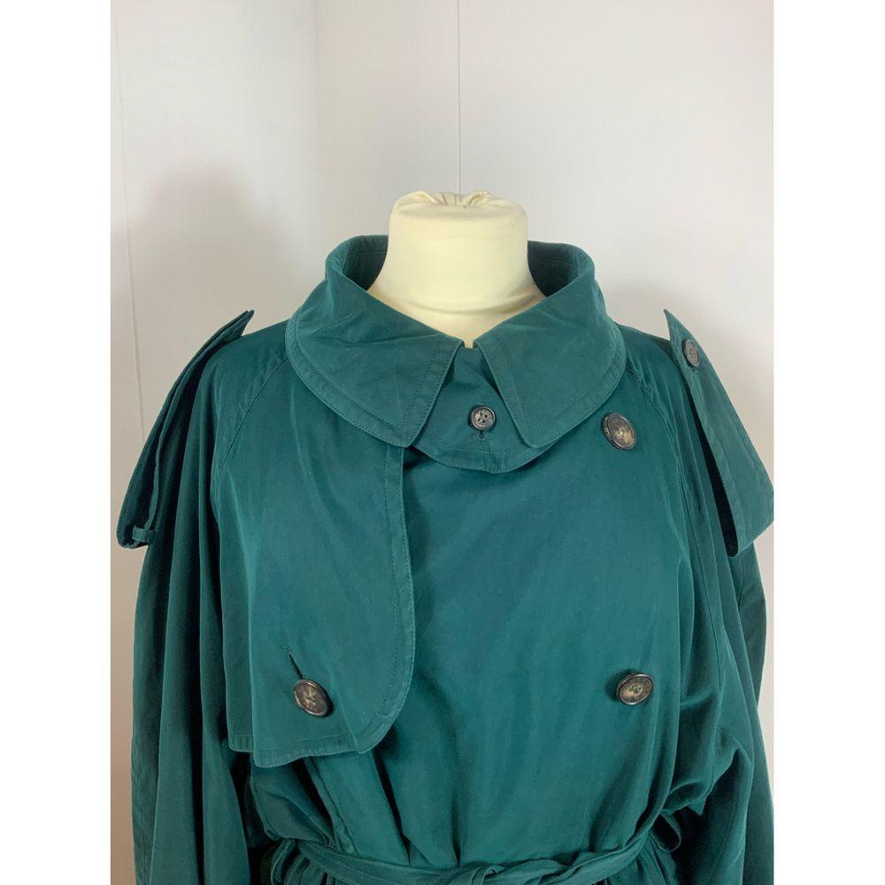 Hermès Polyester Trench Coat in Green 5