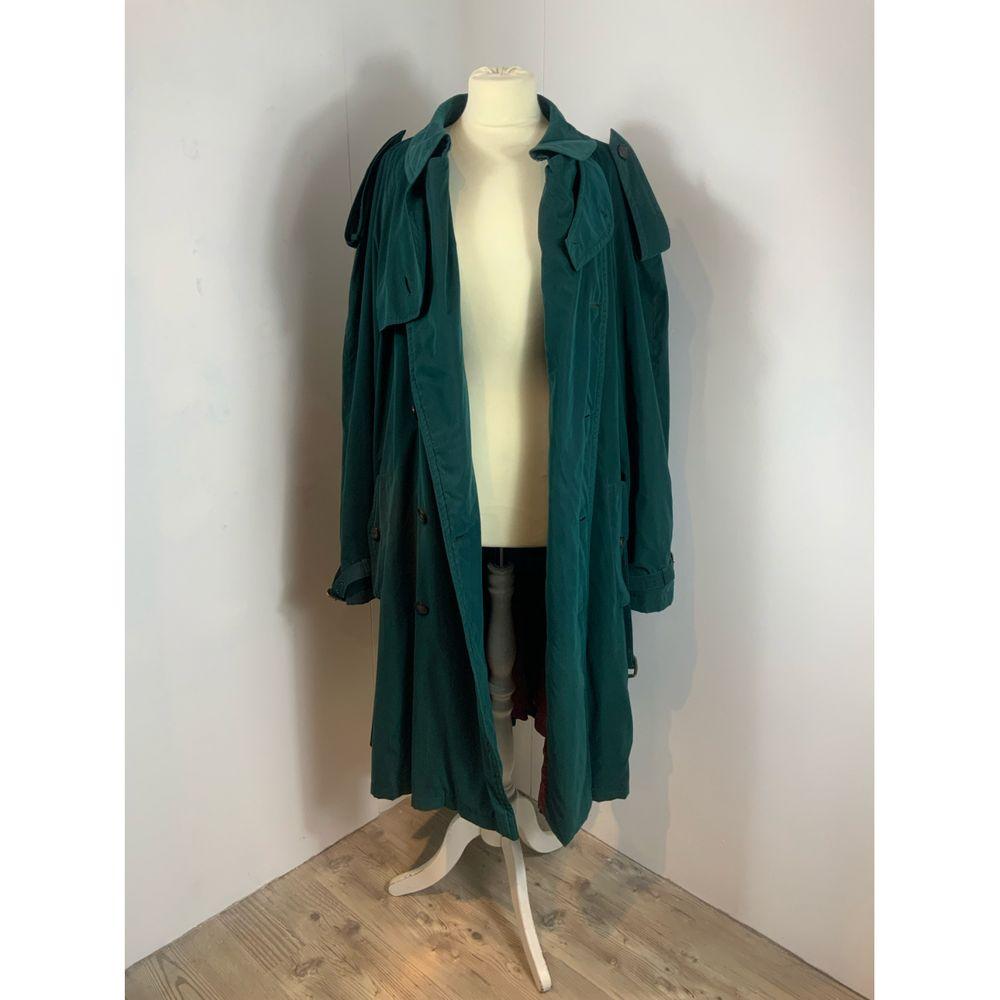 Hermès Polyester Trench Coat in Green 6
