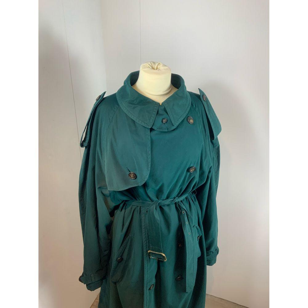 Hermès Polyester Trench Coat in Green 2