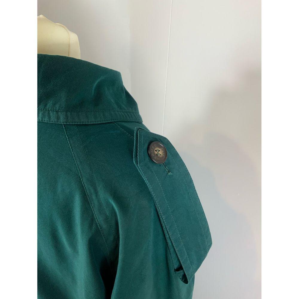 Hermès Polyester Trench Coat in Green 4