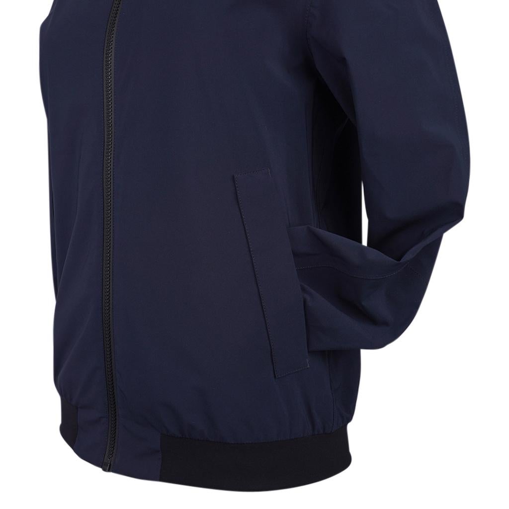 Hermes Ponant Waterproof Jacket w/ Hidden Hoodie S New w/ Tag en vente 4