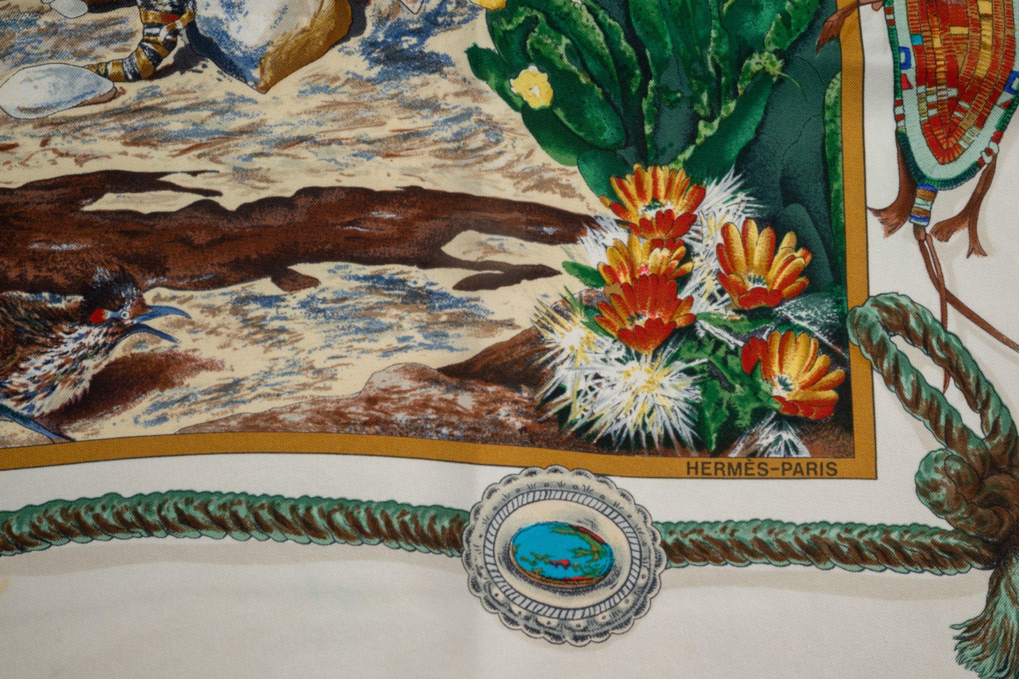 Gris Écharpe en soie 