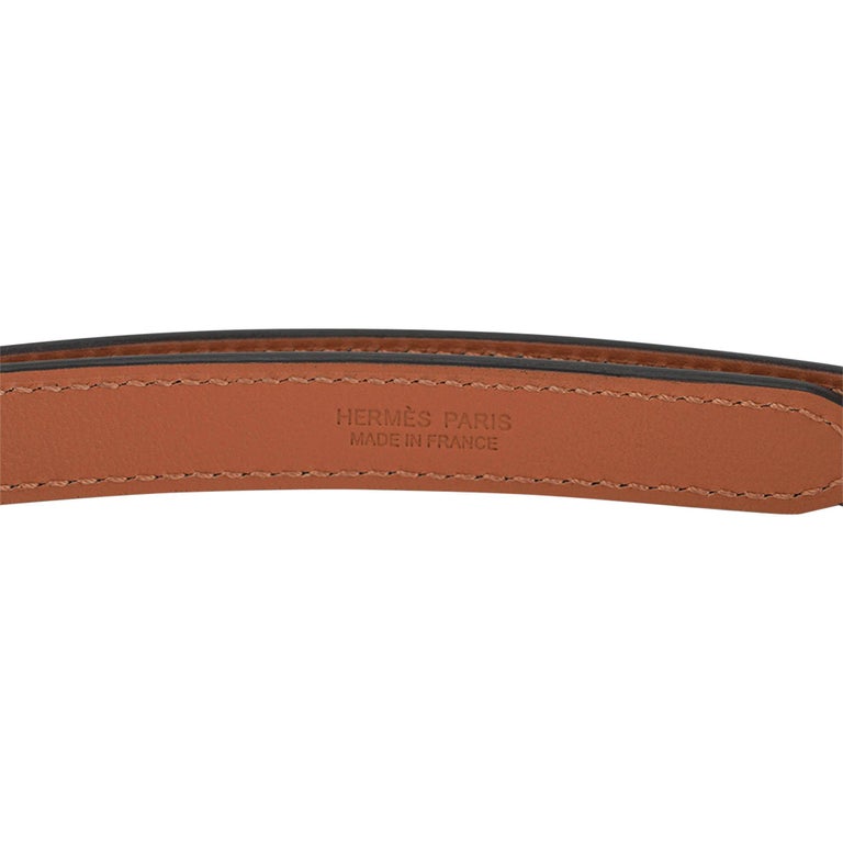 Ceinture Hermès Noire Epsom - Boucle Pop H 15 Or Rose - Taille 75 - Neuf Dans Sa Boîte - Origine France
