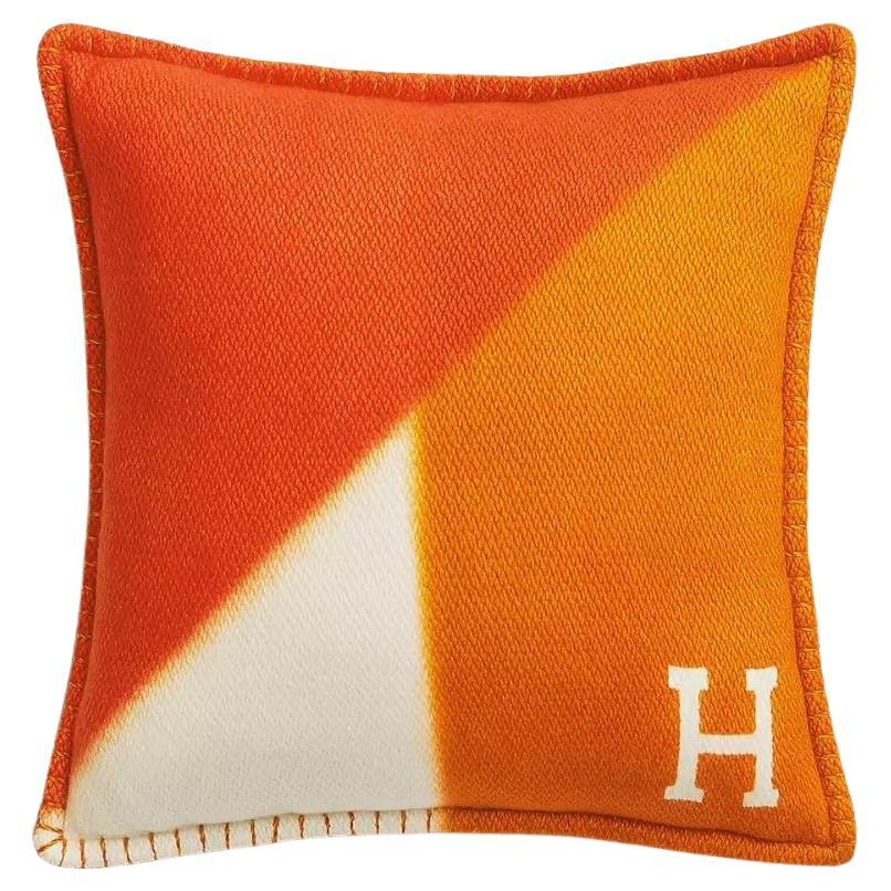 Hermes Poppy / Terracotta Avalon Tangram Cushion
