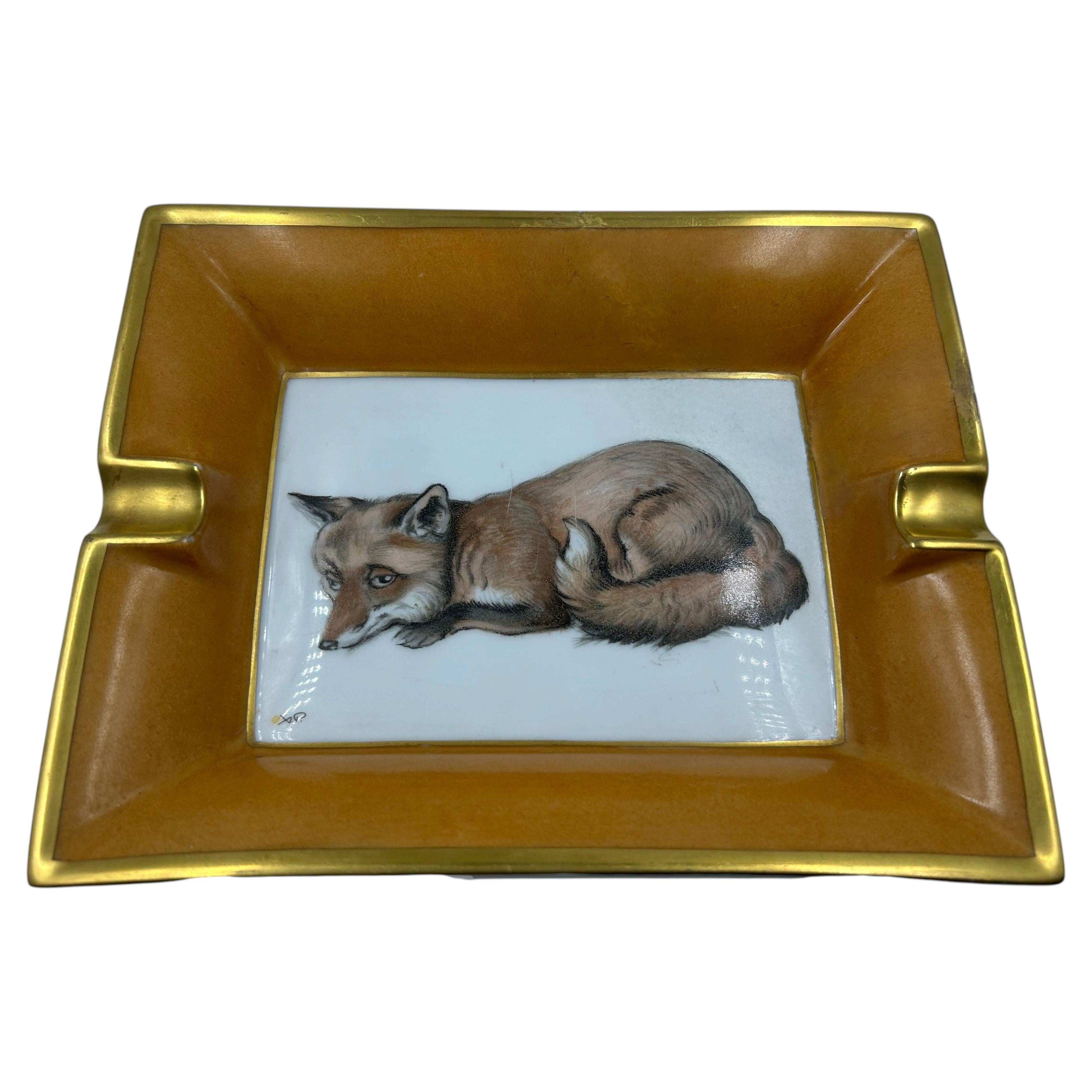 Hermès Porcelain Ashtray, France, 20th Century