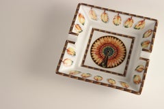 Hermès Porcelain Ashtray or Tray Vide-Poche Catchall Made in France