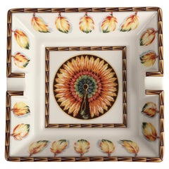 Hermès Porcelain Ashtray or Tray Vide-Poche Catchall Made in France