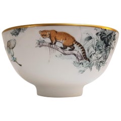 Hermès Porcelain "Carnets d'Equateur" Bowl, France, Modern