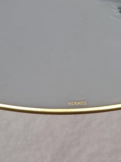 Hermès Porcelain "Carnets d'Equateur" Set of Two Dinner Plates, France, 2022