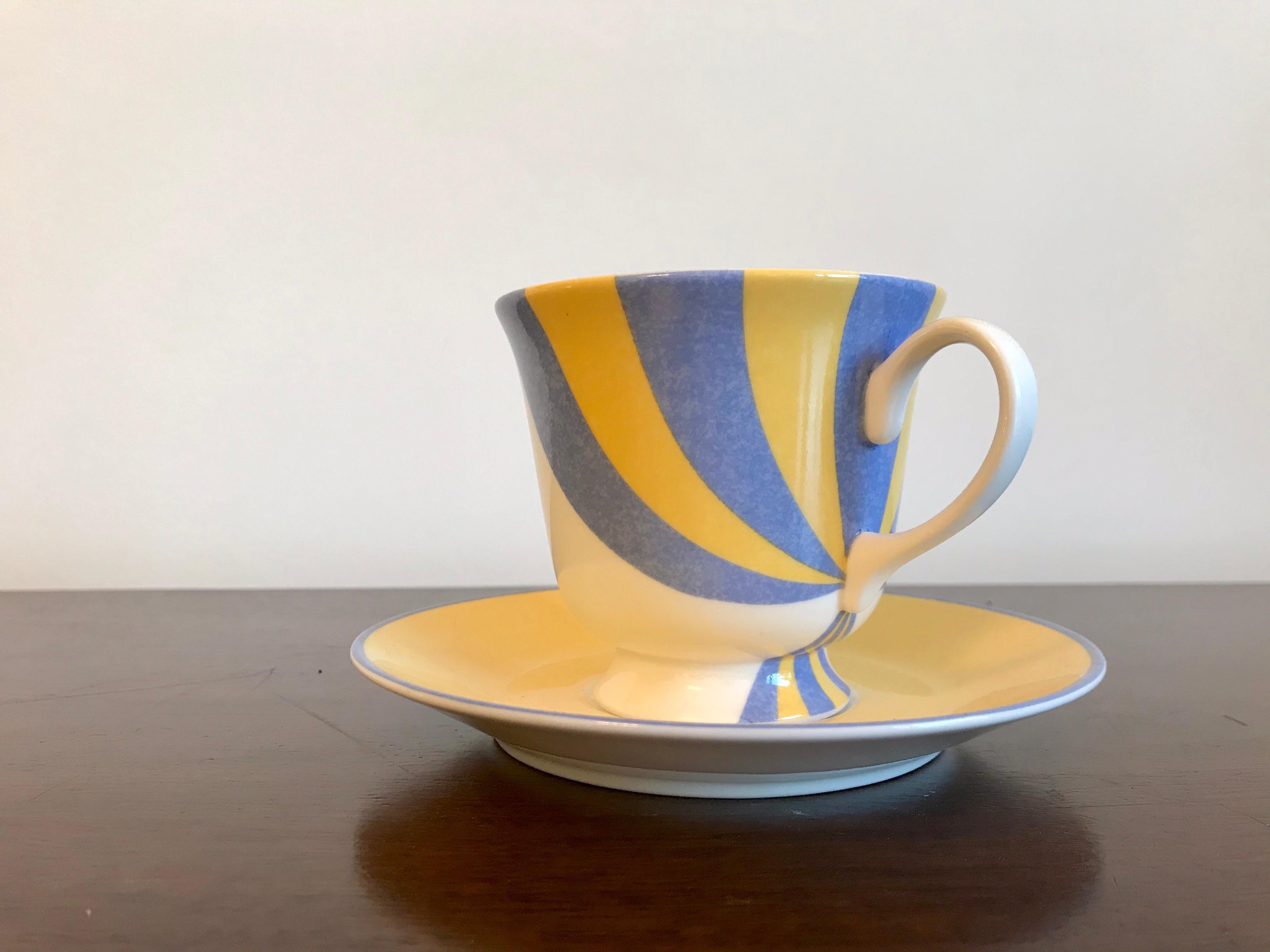 Hermes Porcelain 'Circus' Cup and Saucer 1