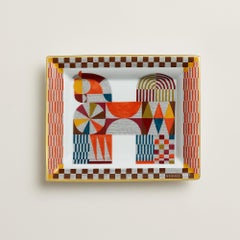 Hermès Contemporary Porcelain Coin Purse by Tong Ren, Unisex, New