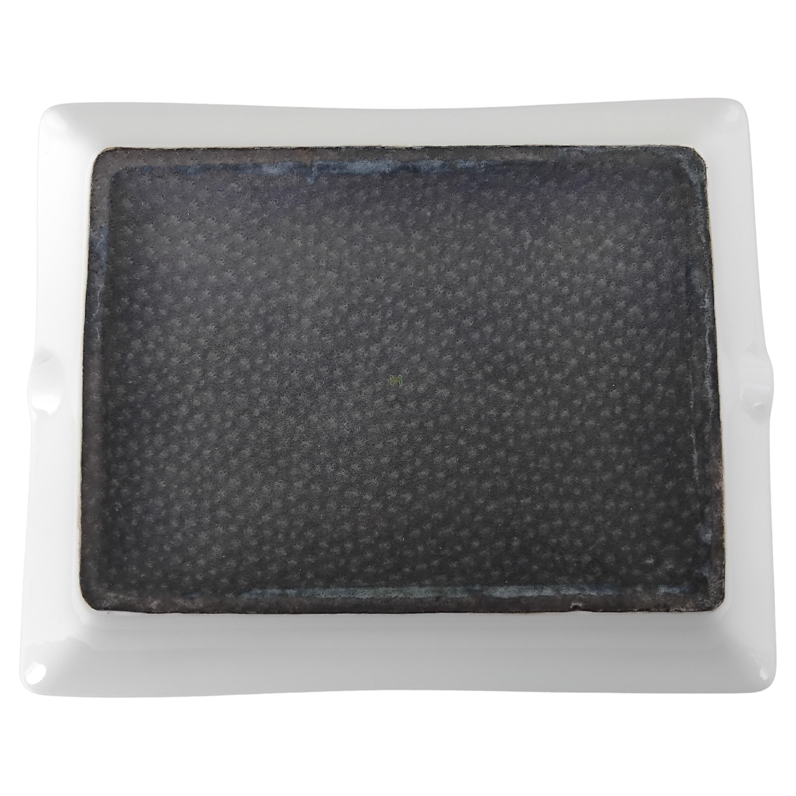 Portacenere in porcellana d'oro di Hermès Vassoio per cambiare gli strumenti del barbiere e del parrucchiere in vendita 5