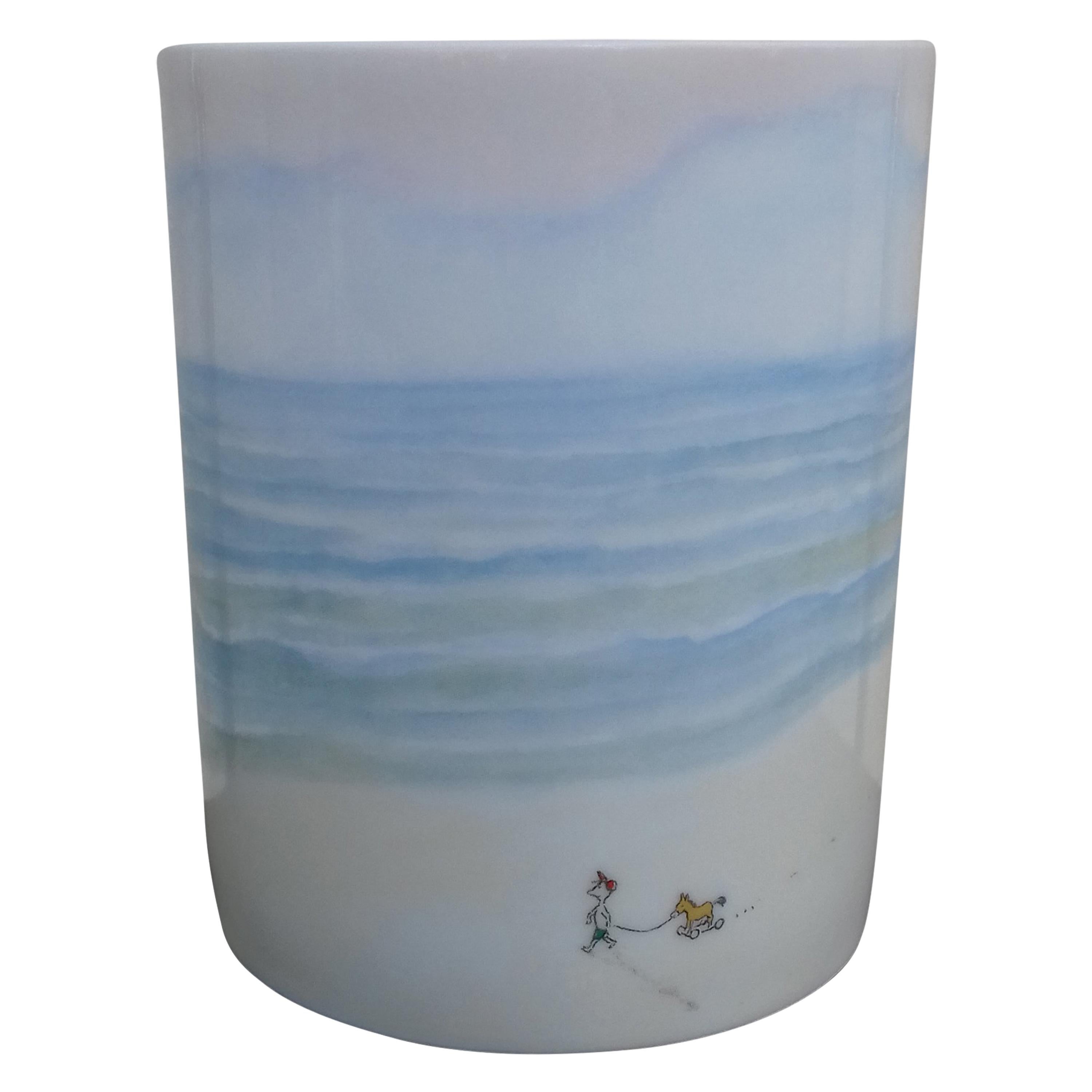 Hermès Porcelain Mug Cup Petit Nicolas First Step in Century Sempé Collector