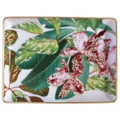 Hermès Porcelain "Passifolia" Small Charge Tray, France, 2021