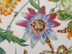 Hermès Porcelain "Passifolia" Tart Platter, France, 2020