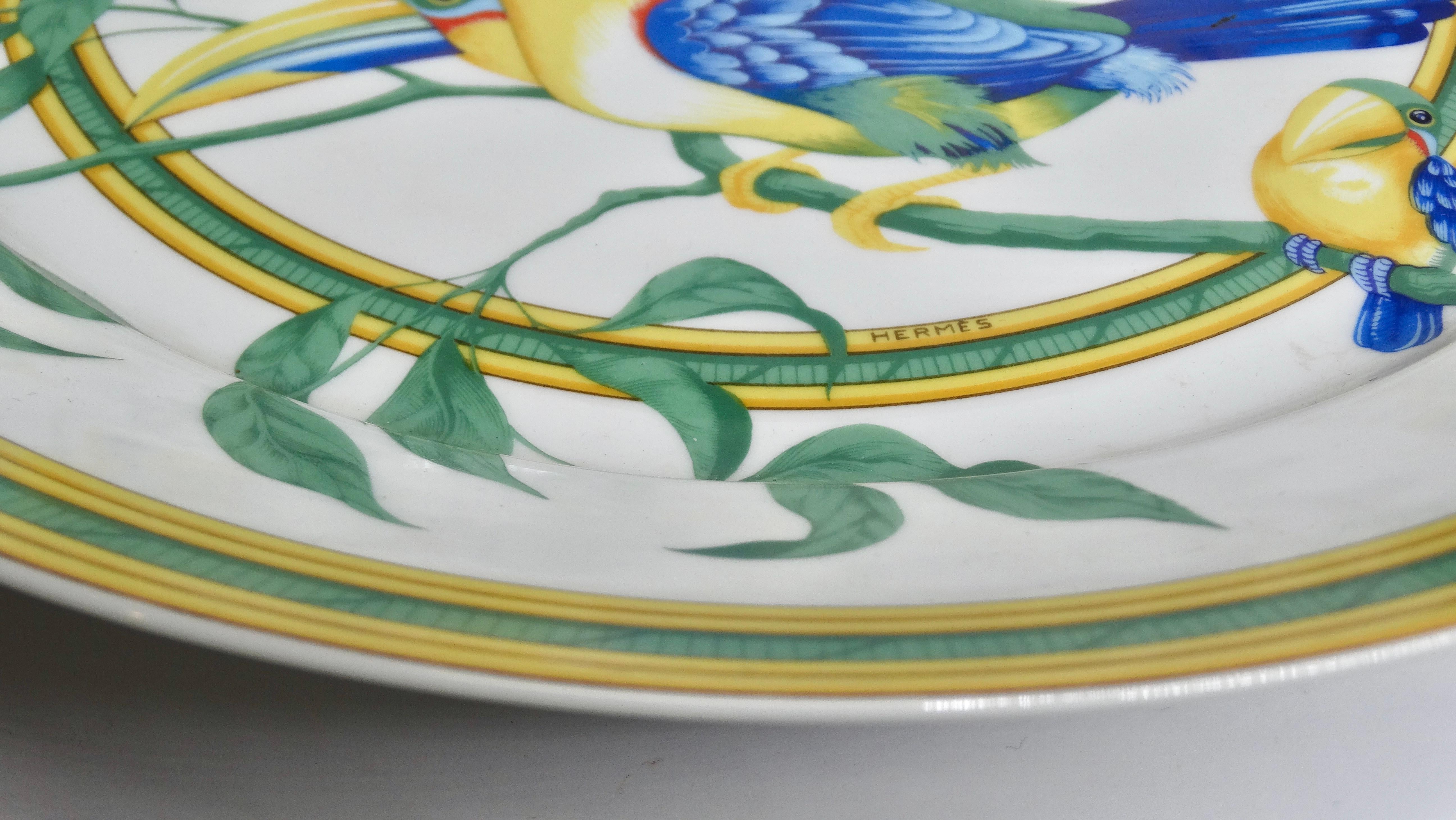 Why not get your fine china from the most luxurious fashion house of Hermes? The quality and love put into every piece will last you a lifetime and more. Grab this one of a kind plate for your next dinner party or give it as a gift to your favorite