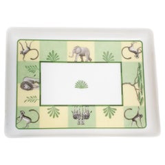 Plateau en porcelaine Hermès, sérieAfrique