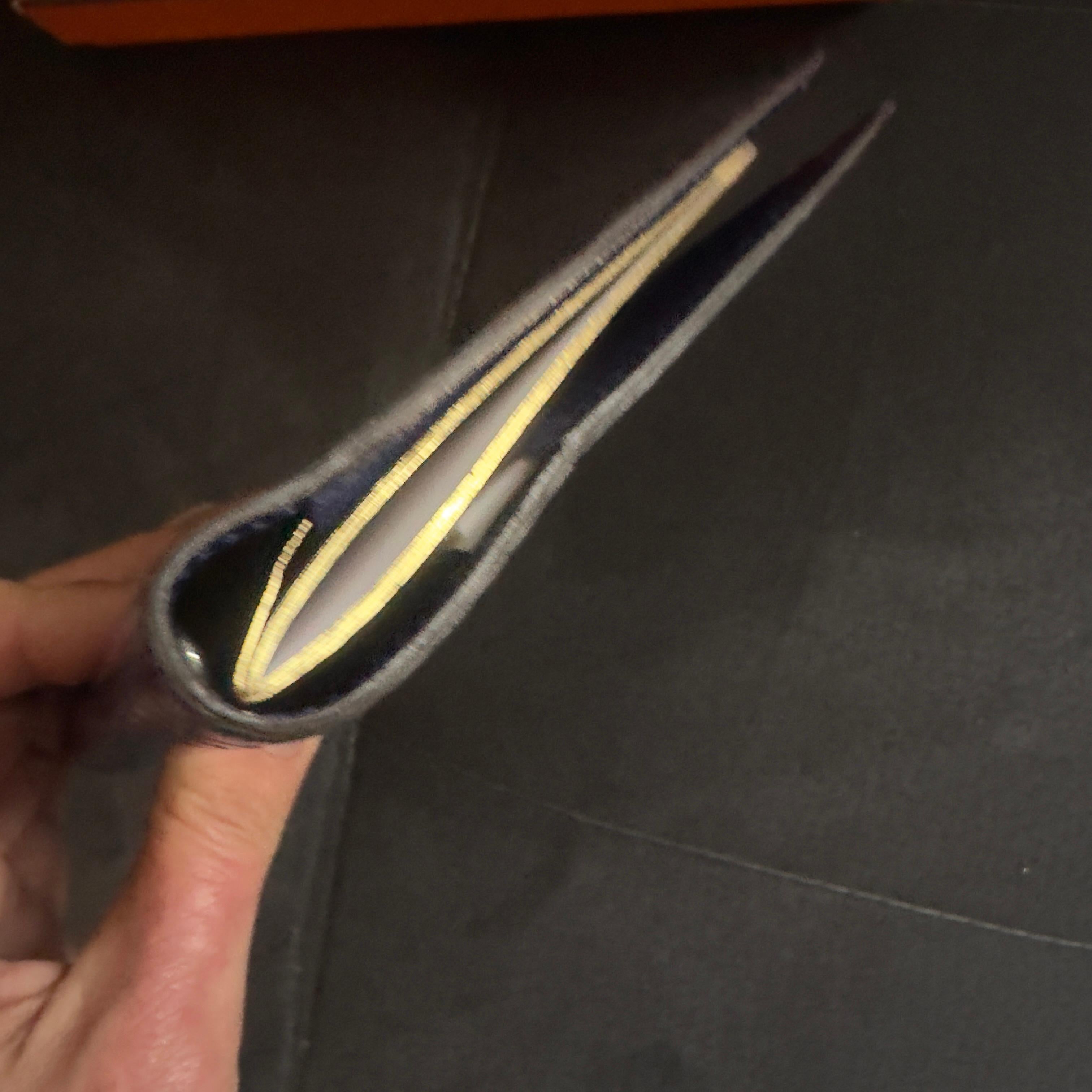 Hermès Alligator Agenda Holder Bleu Saphir, New with Box - Rare 3