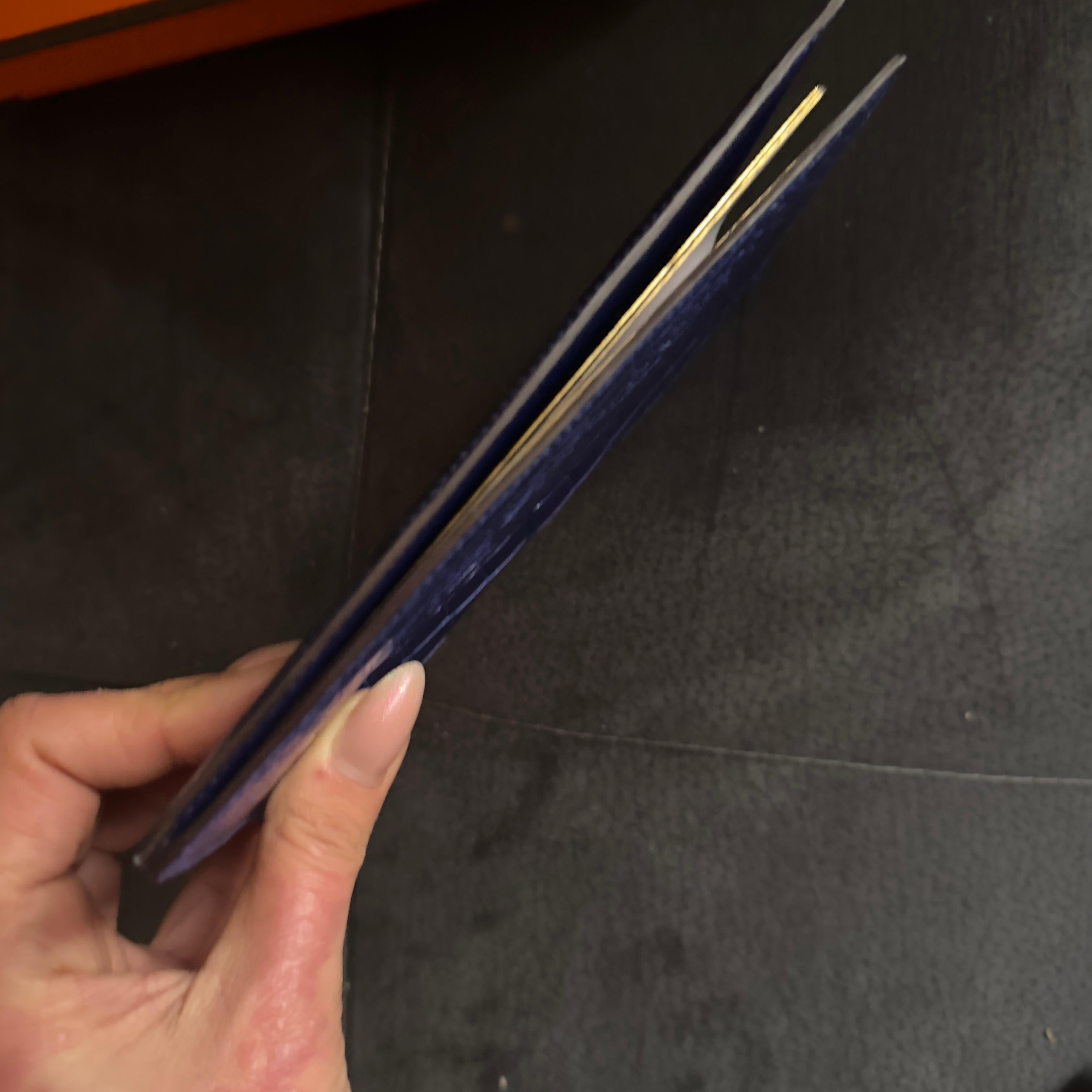 Hermès Alligator Agenda Holder Bleu Saphir, New with Box - Rare 4