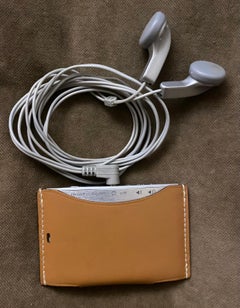 Hermès Portable Radio with Swift Gold Leather Case