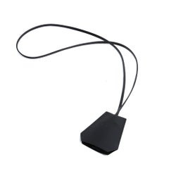 Hermès Porte cles Touquet Margiela Black Leather Kelly Key Holder Hermes