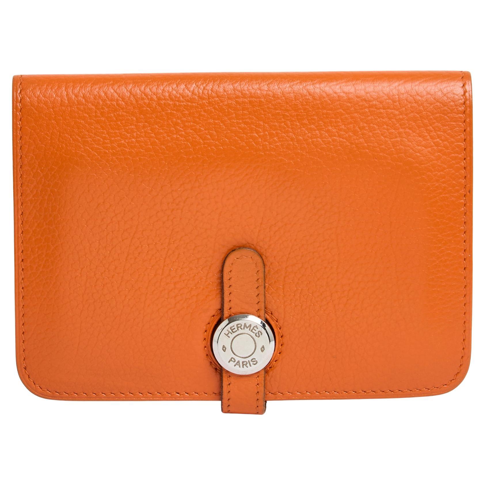 Hermes dogon compact wallet sale