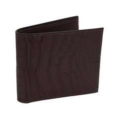 Hermes Portefeuille MC2 Copernic Wallet Matte Havane Alligator