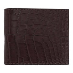 Hermes Portefeuille MC2 Copernic Wallet Matte Havane Alligator