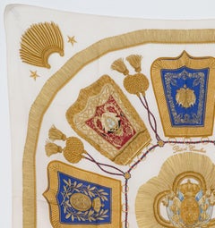 Hermes Poste et Cavalerie by J. Metz Silk Scarf