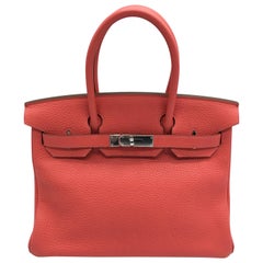 Hermes preloved Bougainvillea Birkin 30cm
