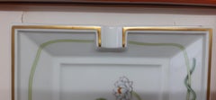 Hermès Printed Porcelain Ashtray Change Tray Un Jardin Sur Le Nil
