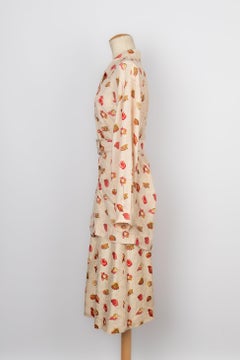 Hermès Printed Silk Set of Shirt and Skirt