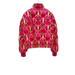 Hermès Promenade du Matin Pois Reversible Puffer Coat Size FR 36