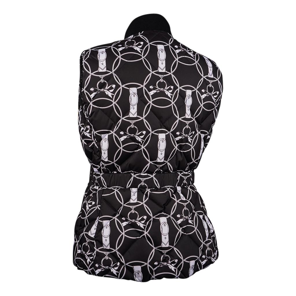 Hermes Promenade du Matin Reversible Pufferweste 42 / 8 im Angebot 10