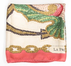 Hermes Provincia or Provence by Hugo Grygkar Silk Scarf