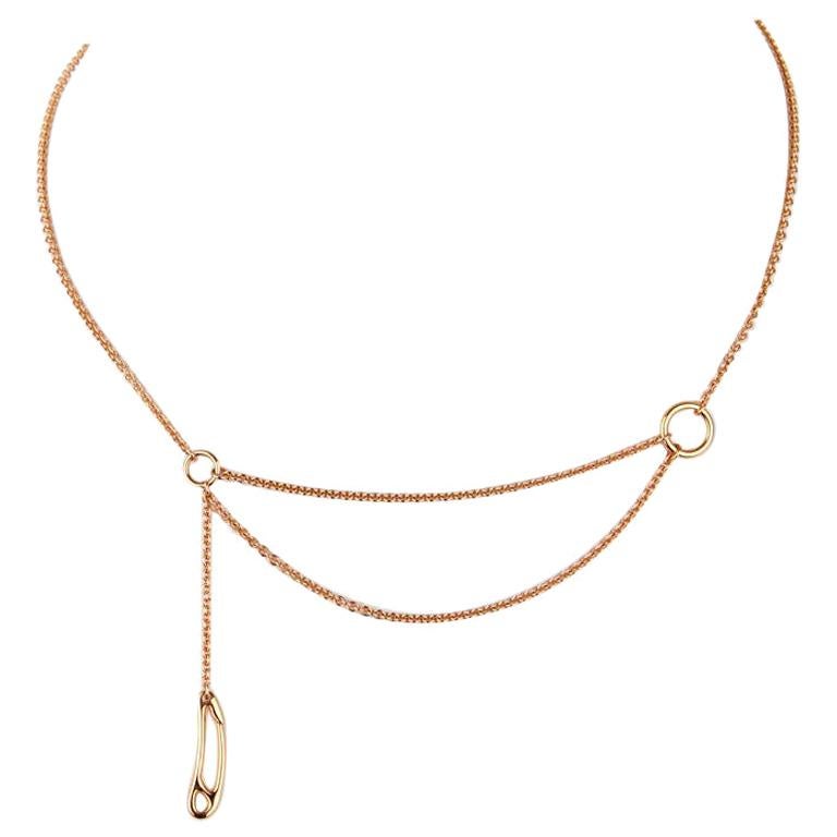 Hermès Punk 18 Karat Rose Gold Necklace