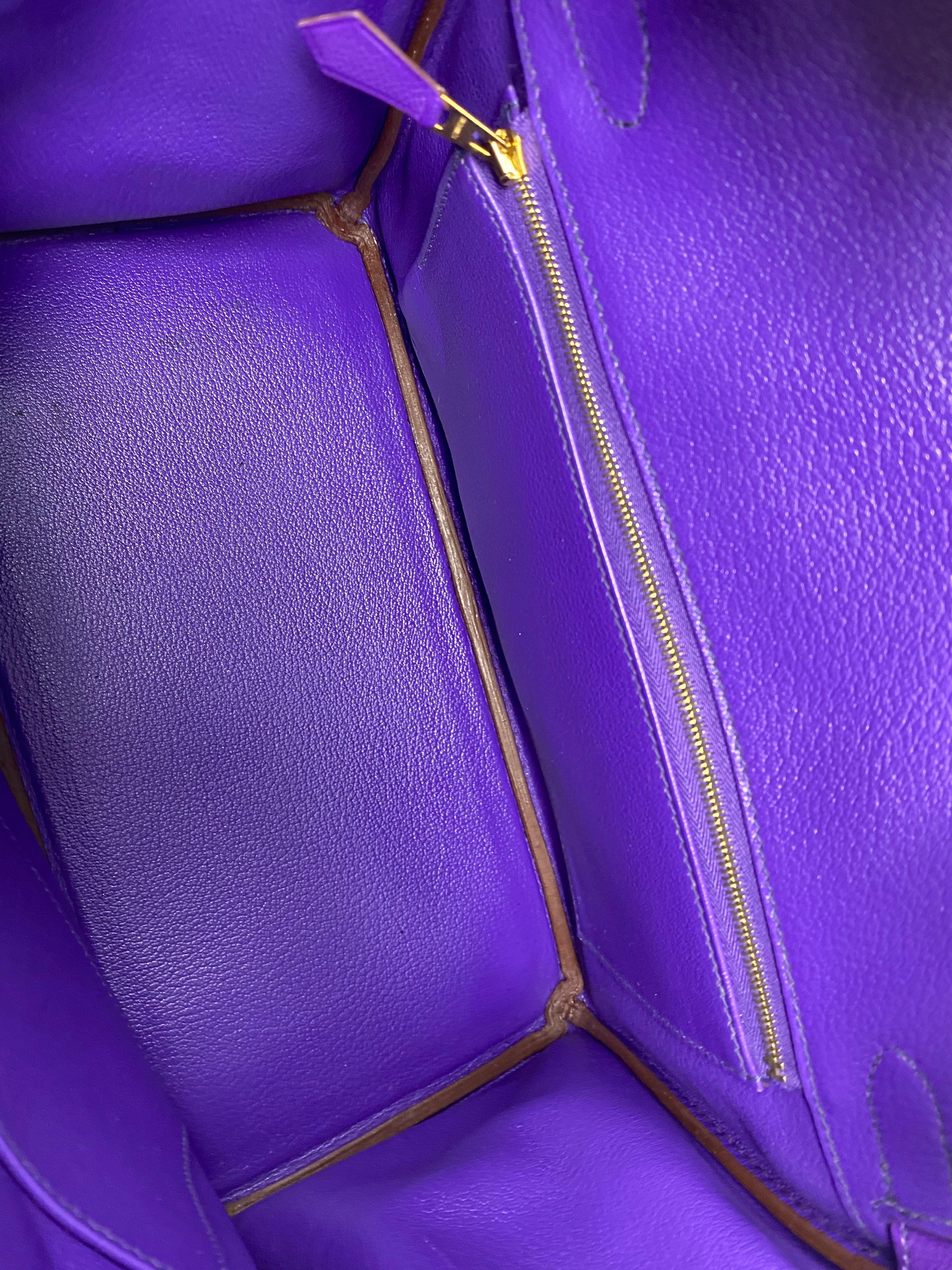 Hermès Purple Birkin 30 6
