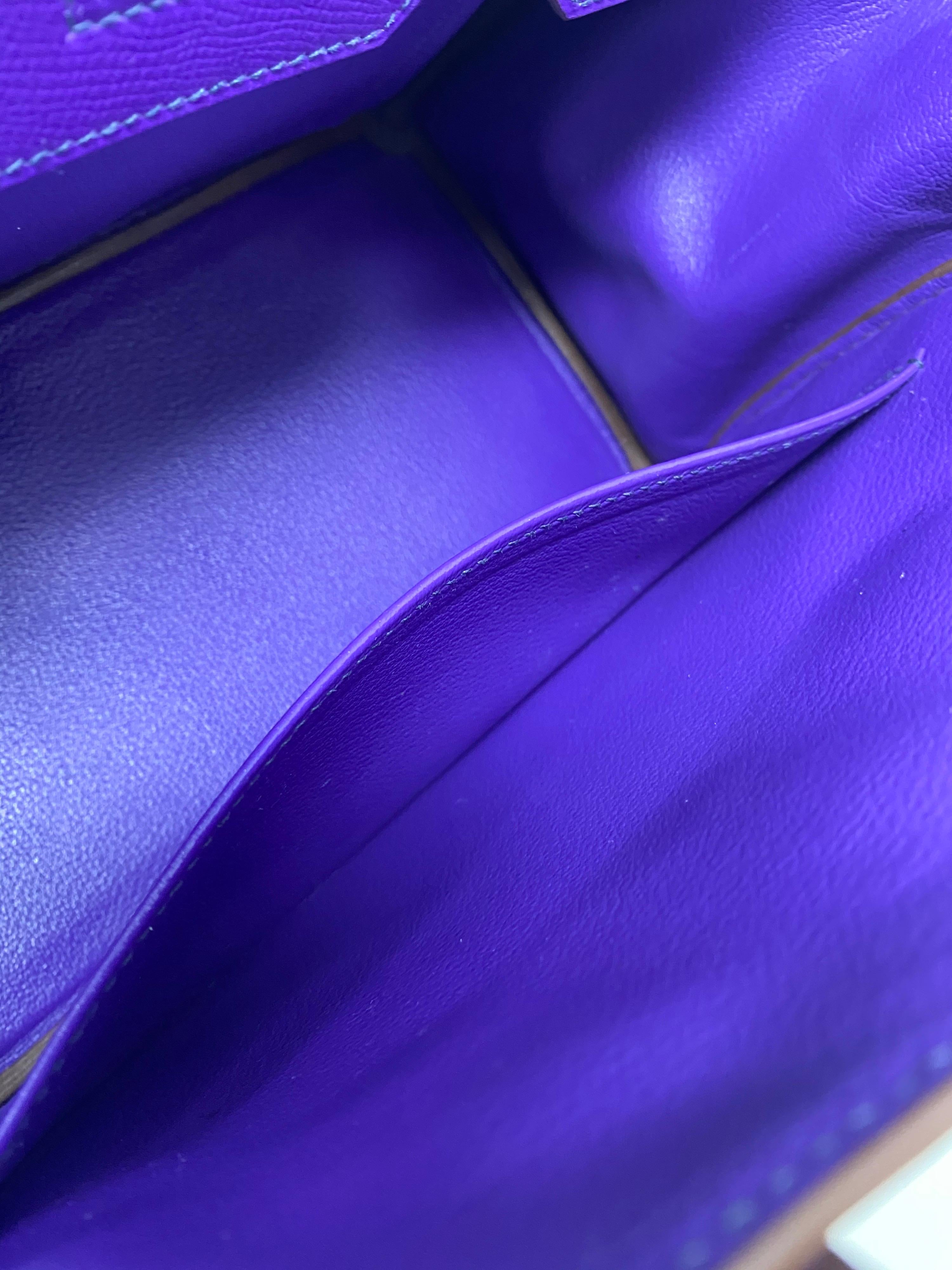 Hermès Purple Birkin 30 9