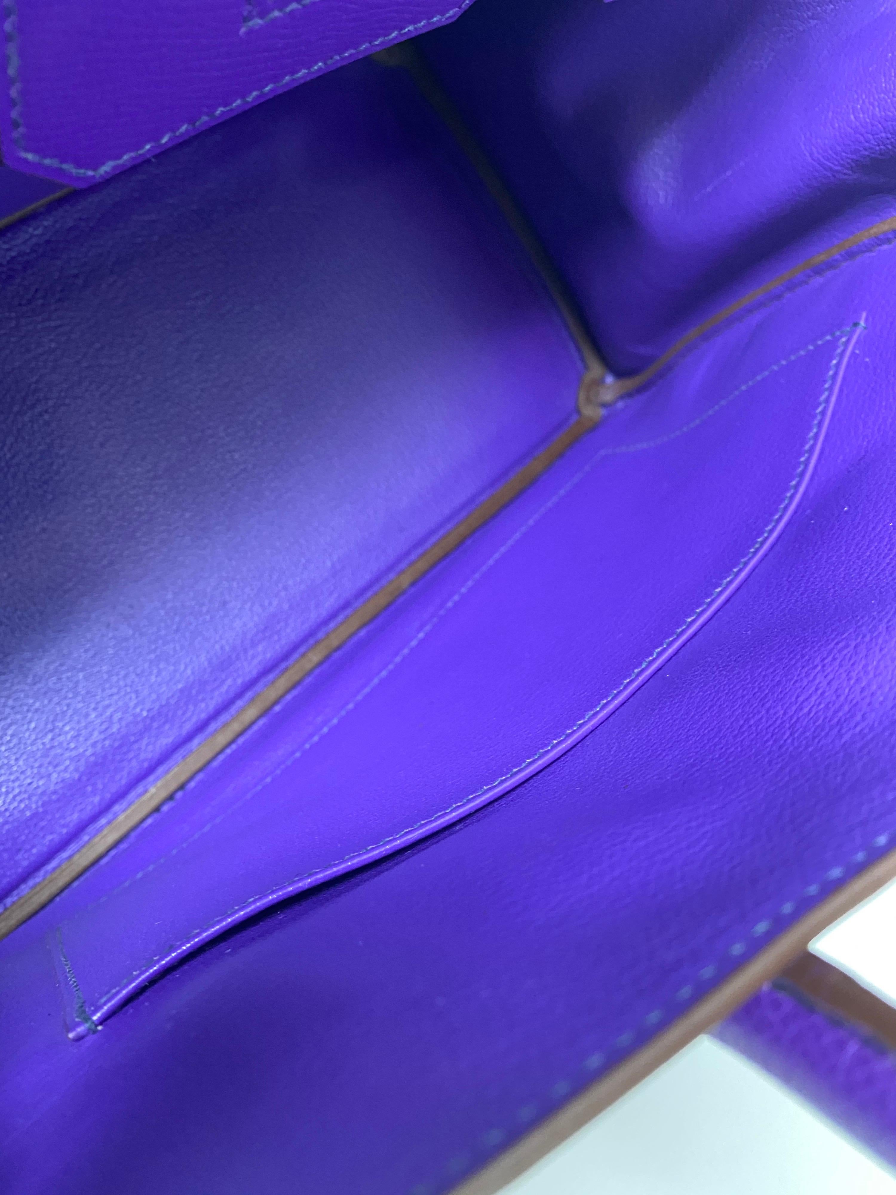 Hermès Purple Birkin 30 10
