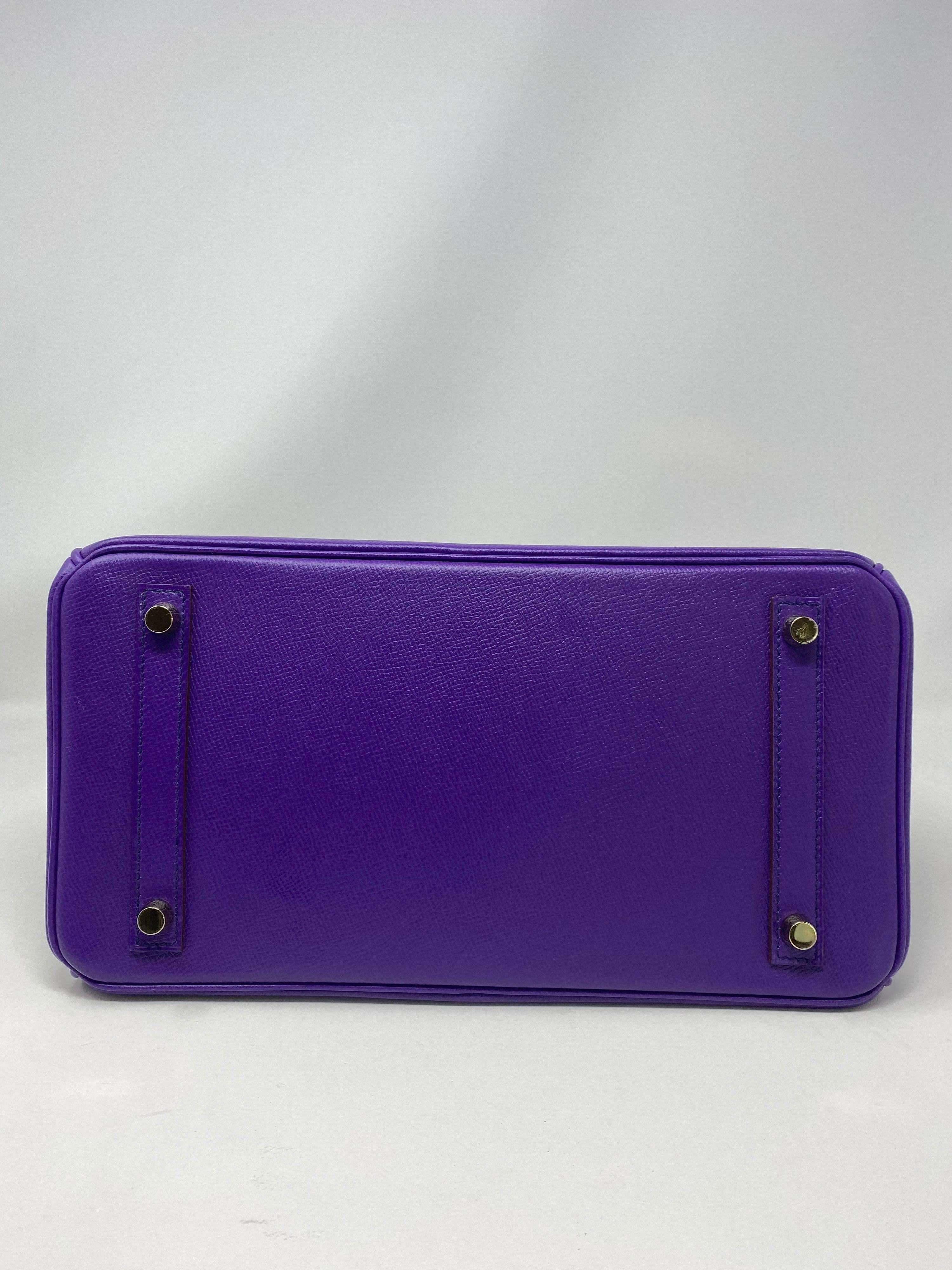 Hermès Purple Birkin 30 12