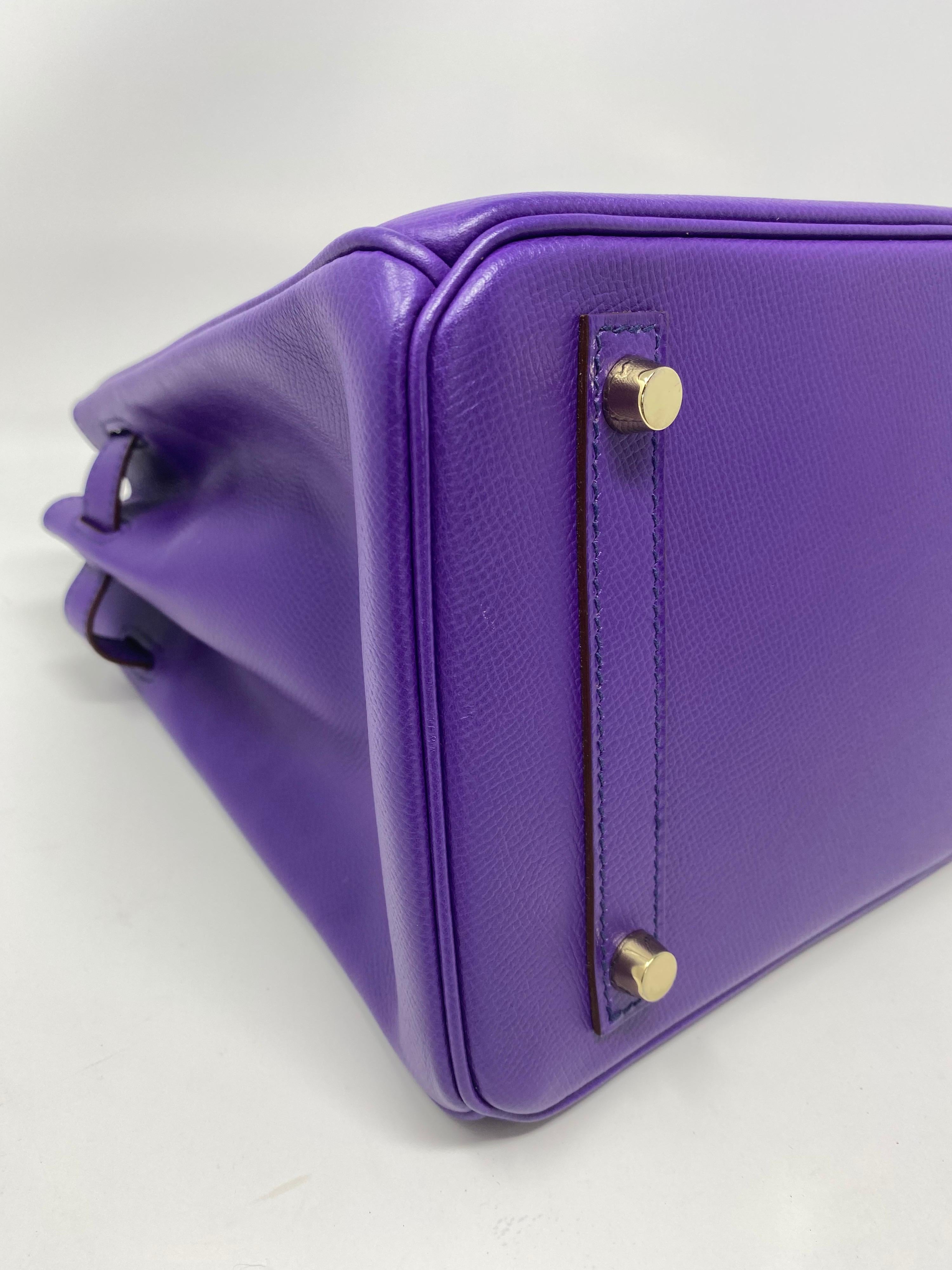 Hermès Purple Birkin 30 13