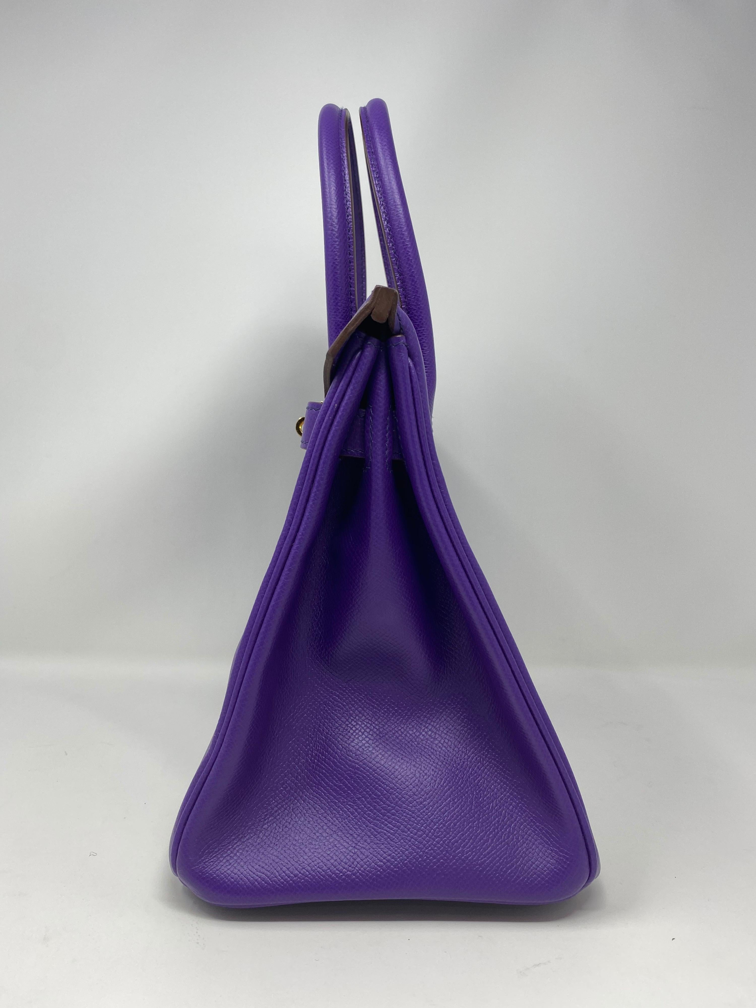 purple birkin bag