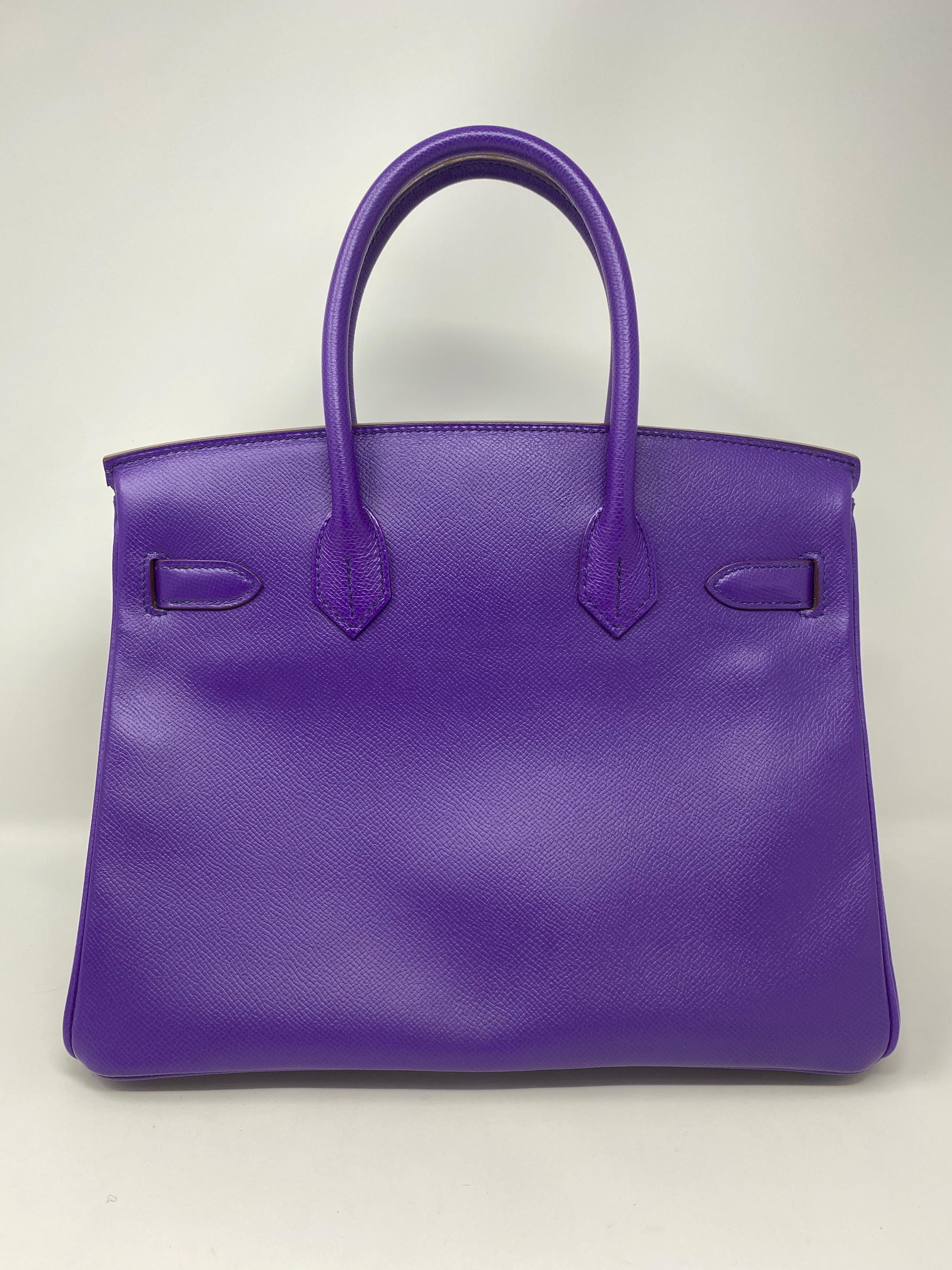 Hermès Purple Birkin 30 1